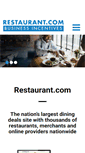 Mobile Screenshot of incentives.restaurant.com